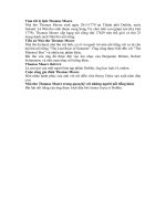 Tải Tiểu sử cuộc đời và sự nghiệp sáng tác của nhà thơ Thomas Moore - Cuộc đời và sự nghiệp Thomas Moore