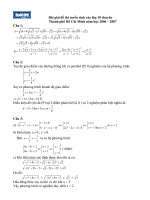 De thi vao chuyen Toan 10 TP Ho Chi Minh  2010  2011