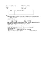 kiem tra hoc kì  toán học 6  ngô lệ hằng  thư viện tài nguyên giáo dục long an