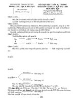 De va dap an thi HSG Sinh 9  V2nam hoc 20122013