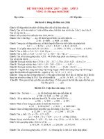 De thi  dap an ViOlympic  Vong 11  Lop 5 06  02  2018