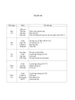 Giao an lop 1 tuan 34