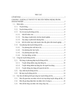 Hoàn thiện công tác truyền thông nội bộ tại công ty cổ phần ecoba việt nam