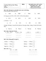 DE KTDK Lop 3 GIUA KI II mon toan