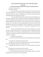 TÀI LIỆU CHỨNG CHỈ BỒI DƯỠNG CHỨC DANH NGHỀ NGHIỆP GIÁO VIÊN