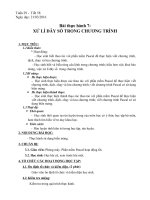 Bai thuc hanh 7 Xu li day so trong chuong trinh