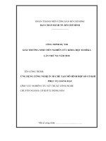 Ứng dụng công nghệ in 3d chế tạo mô hình hộp số cơ khí phục vụ giảng dạy 