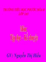 Tap doc Lop 3 Tuan 19  Bai Hai Ba Trung