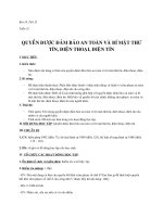 Bai 18 Quyen duoc bao dam an toan va bi mat thu tin dien thoai dien tin