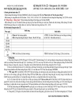 KẾ HOẠCH TUẦN 22