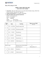 Tính toán thiết kế trạm xử lý nước thải dệt nhuộm cty hiếu thảo KCN lê minh xuân tp HCM công suất 250m3 NGĐ 