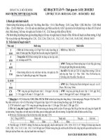 KẾ HOẠCH TUẦN 09