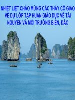 tai lieu tap huan bao ve moi truong bien dao Viet Nam