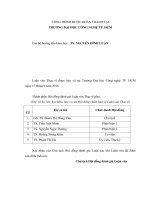 Giải pháp hoàn thiện quản trị nguồn nhân lực công ty TNHH một thành viên dịch vụ công ích quận 2 đến năm 2020 