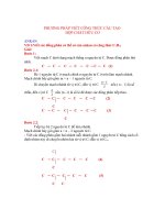 Cach viet CTCT cac hop chat huu co