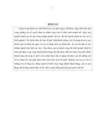 Giải pháp nâng cao lòng trung thành của khách du lịch quốc tế về bộ phận fvàb tại khách sạn 4 5 sao thành phố hồ chí minh 