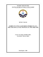 Nghiên cứu nâng cao ổn định lưới điện 374 e17 1 mộc châu   sơn la có sự tham gia các thủy điện nhỏ 