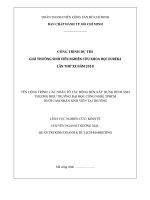 Các nhân tố tác động đến xây dựng hình ảnh thương hiệu trường đại học công nghệ TP HCM dưới cảm nhận sinh viên tại trường 