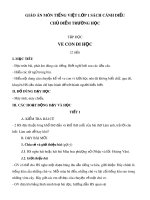 Giáo án môn Tiếng Việt lớp 1 sách Cánh Diều - Bài tập đọc: Ve con đi học