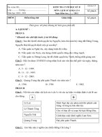 DE KIEM TRA LICH SU  DIA LI  CUOI HOC KI II  LOP4