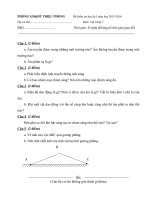 Lí 7: ĐỀ THI KÌ 1(2015-2016)