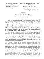 Bao cao thuc hien cong tac phong chong tham nhung nam hoc 20202021