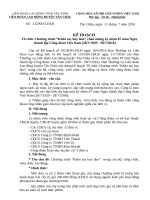 Ke hoach tham gia chuong trinh Kheo tay hay lam KN 87 nam Ngay thanh lap CDVN