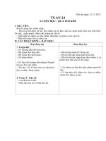 giao an buoi chieu lop 2 tuan 24