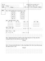 De KT cuoi HK2 Toan 220122013 De 2