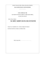Xe điều khiển bằng bluetooth 