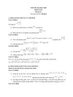 THI THU DAI HOC 2009 MON TOAN De thi so 1