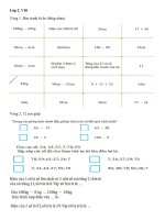 Violympic Toan TV lop 2 vong 10->13 nam 16-17