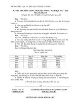 De va dap an thi HSG Dia ly 9  V1nam hoc 20122013