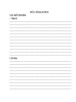 Mẫu sổ kế hoạch giáo viên bộ môn 2010-2011