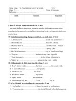 ktr 45 vl7 hki  tiếng anh 9  kiều giang ngọc  thư viện tài nguyên giáo dục long an