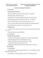 KẾ HOẠCH THÁNG 12