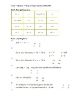 Violympic Toan TV lop 2 Vong 7