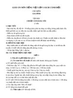 Giáo án môn Tiếng Việt lớp 1 sách Cánh Diều - Bài tập đọc Chuột con đáng yêu