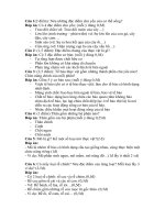 Ngân hàng đề thi Sinh lớp 6