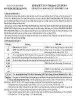 KẾ HOẠCH TUẦN 5