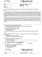 Kiem tra dinh ky lan 1 Mon Tieng viet lop 4