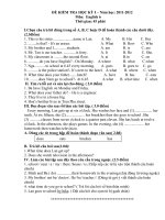 DE THI HK I TIENG ANH 6