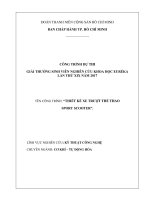 Thiết kế xe trượt thể thao sport scooter 