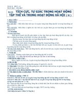 Bai 10 Tich cuc tu giac trong hoat dong tap the va trong hoat dong xa hoi