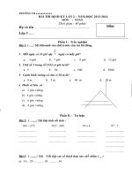 De thi cuoi ky 1 mon toan lop 3doc