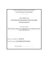 Phân tích tác động của chính sách tỷ giá hối đoái ở việt nam từ 2012 đến nay 