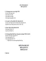 De kiem tra Hoc ky ISu lop 85 chan