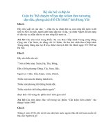 Tải Đáp án cuộc thi “Kể chuyện về học tập và làm theo tư tưởng, đạo đức, phong cách Hồ Chí Minh” tỉnh Hưng Yên - Kể chuyện về học tập và làm theo tư tưởng, đạo đức, phong cách Hồ Chí Minh