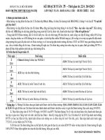 KẾ HOẠCH TUẦN 35