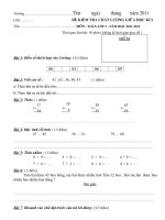 De KTGK 1 Mon Toan lop 2